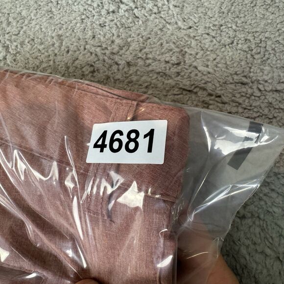 S 7 Diamonds Shorts Men's 36 Pink Lightweight Stretch Pockets Performance - Picture 9 of 9